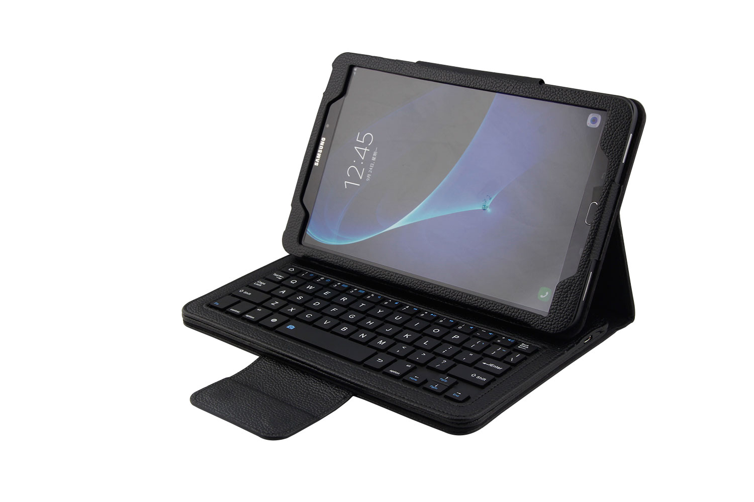 deeltje bar tegel Samsung Galaxy Tab A 10.1 hoes met toetsenbord Zwart | tablettotaal.nl