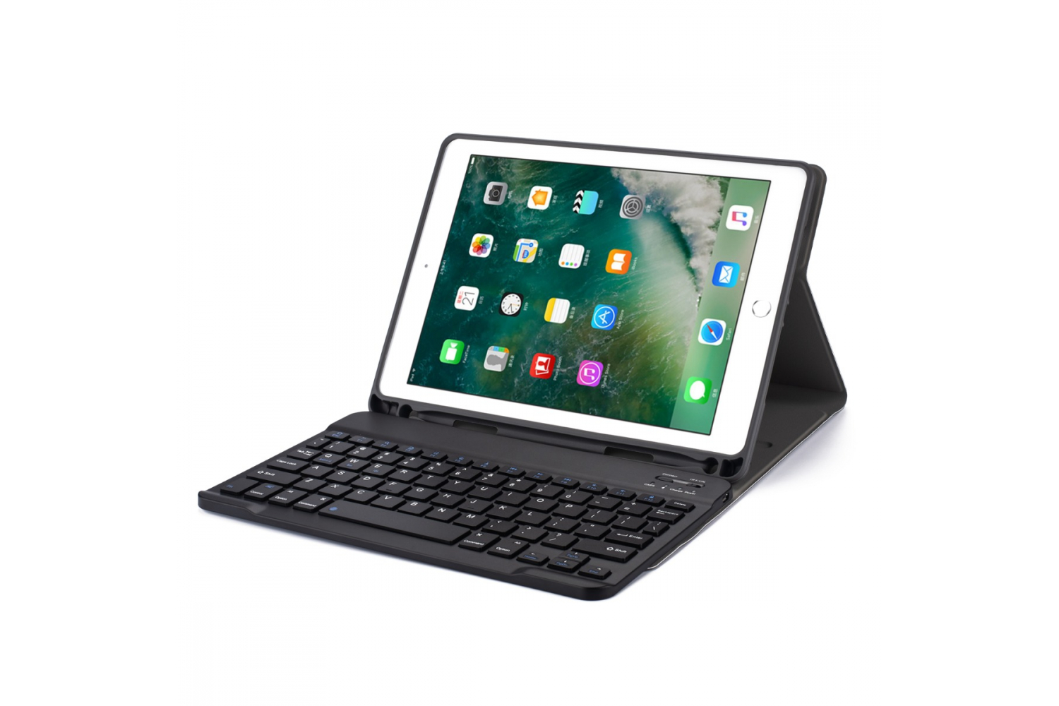 Ontembare Gezag toon iPad 2017 9.7 inch hoes met toetsenbord ultra slim protection Zwart |  tablettotaal.nl