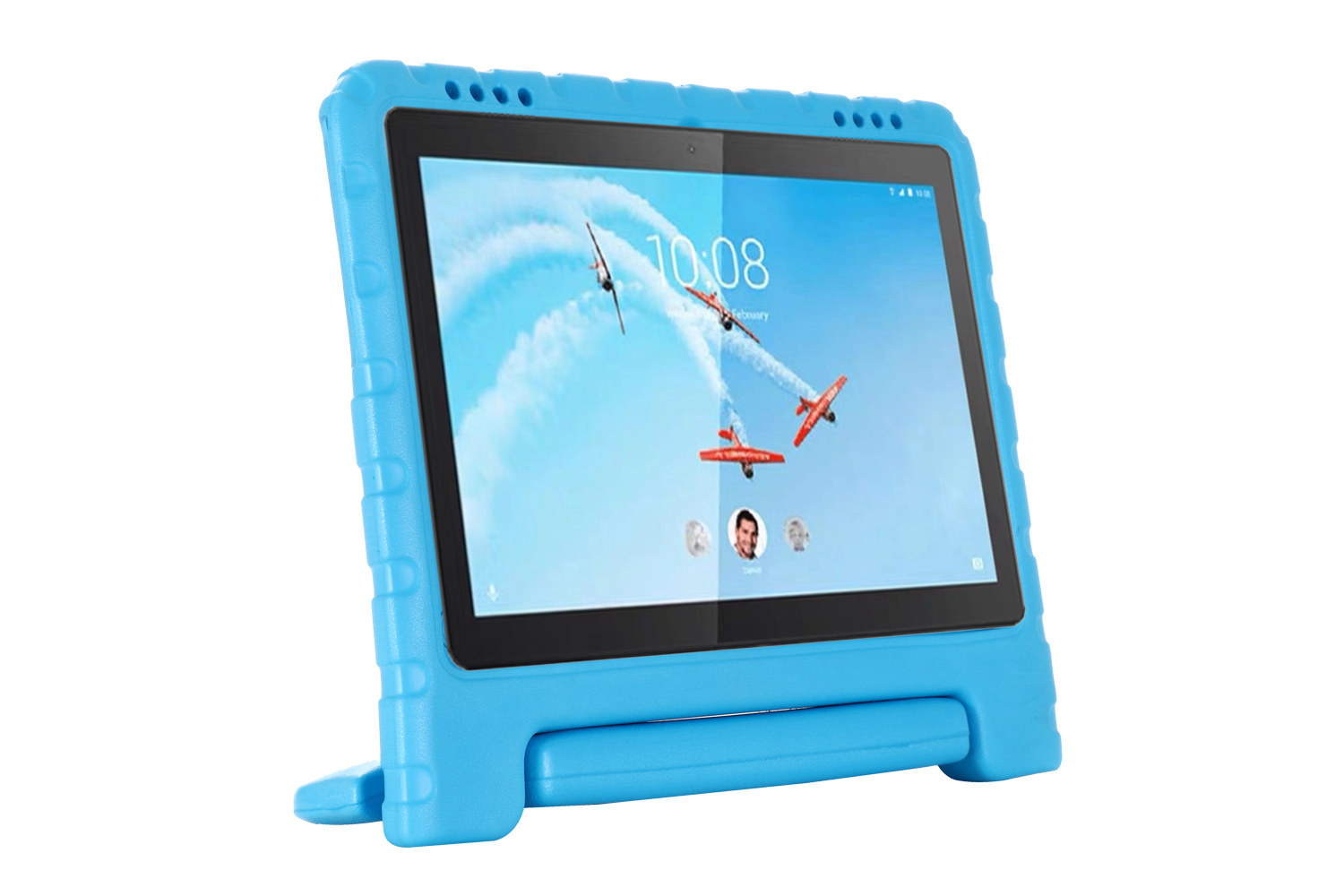 in de tussentijd zwak aansporing Lenovo Tab E10 Kinderhoes Blauw | tablettotaal.nl